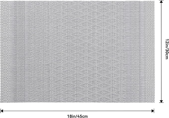 Leetaltree Lunar Grey Placemats Set of 6 - Image 9