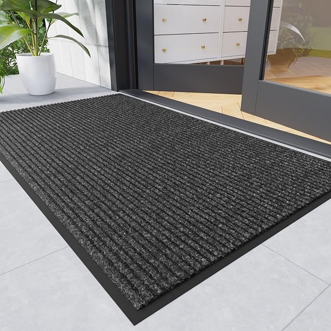 Front Door Mat, Commercial Entrance, Low Profile, Durable Rubber Backing - Image 5