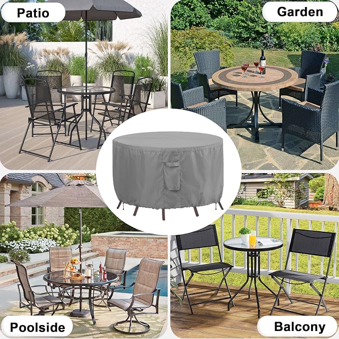 OutdoorLines Outdoor Waterproof Patio Table Furniture Set Covers - Image 8
