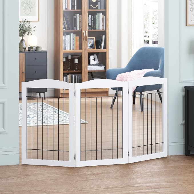 Spirich Freestanding Wire Pet Gate by SpirichLLC
