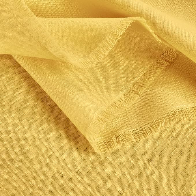 Solino Home Linen Fringe Table Runner 108 Inches Long - Image 9