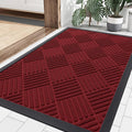 Smiry Front Door Mat Outside Entrance, Heavy Duty Outdoor Indoor Mat, Natural by Smiry