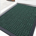 OLANLY Front Door Mat Outside Entrance 29.5x17, Heavy Duty Sturdy Natural by OLANLY