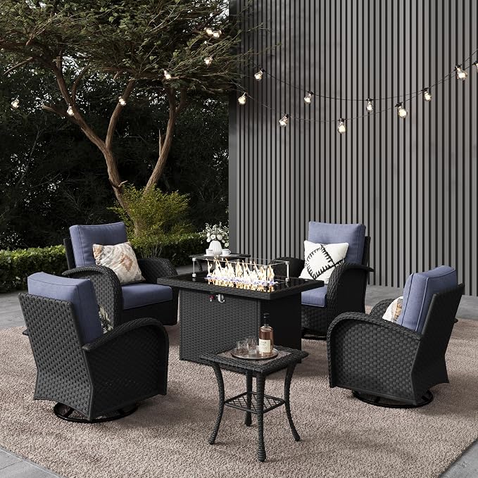 LayinSun 7 Pieces Outdoor Patio Furniture Set by LayinSun