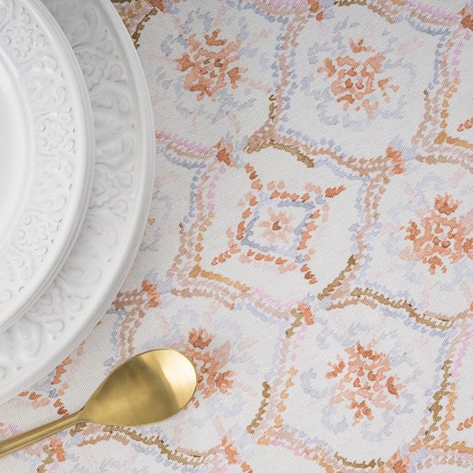 Maison d' Hermine Table Cloth Round Table 100% Cotton 69 Inches Fall Tablecloth - Image 8