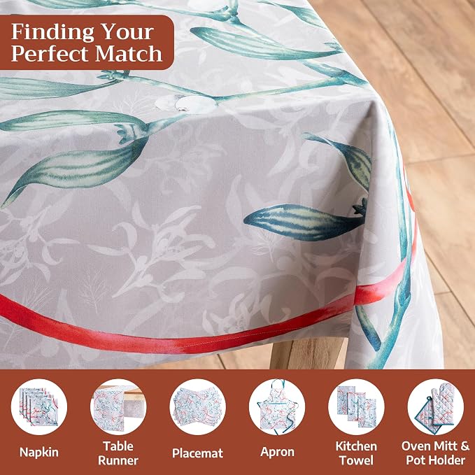 Maison d' Hermine Table Cloth Rectangle Table 100% Cotton 60 x 90 Inches Fall - Image 4