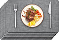 Maxpearl Faux Leather Placemats Set of 6 by Maxpearl
