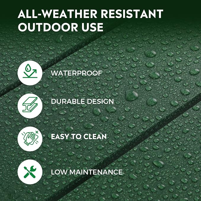 Costaelm Patio Bistro Table, Outdoor Bistro Dining Pub Table - Image 4