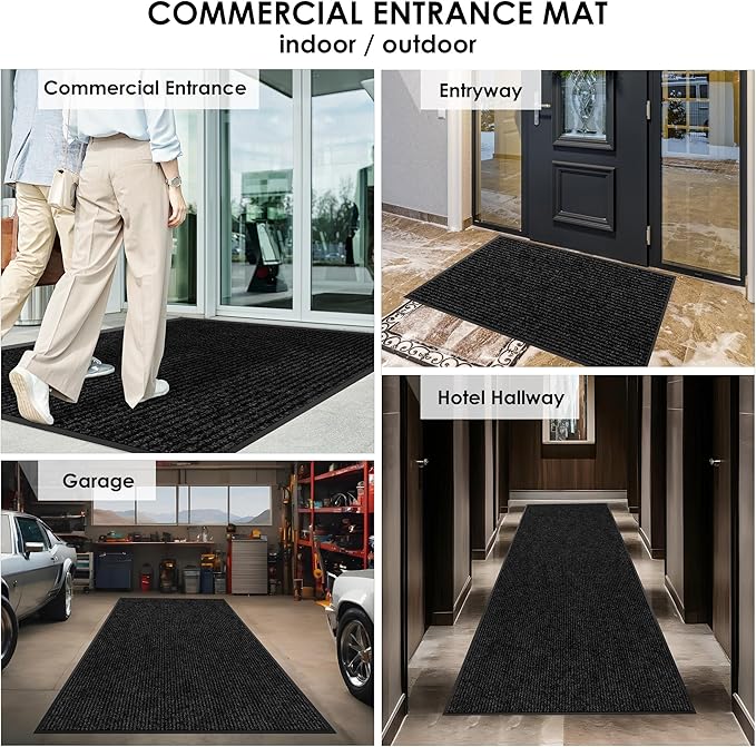 3′ x 56′ Front Door Mat Indoor Outdoor Entrance, Commercial Floor Mat Heavy - Image 8