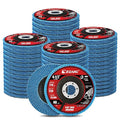 EZARC Flap Discs 40 Grit, 4 1/2 x 7/8-Inch Flap Sanding Disc, Type 29 Zirconia by EZARCTools