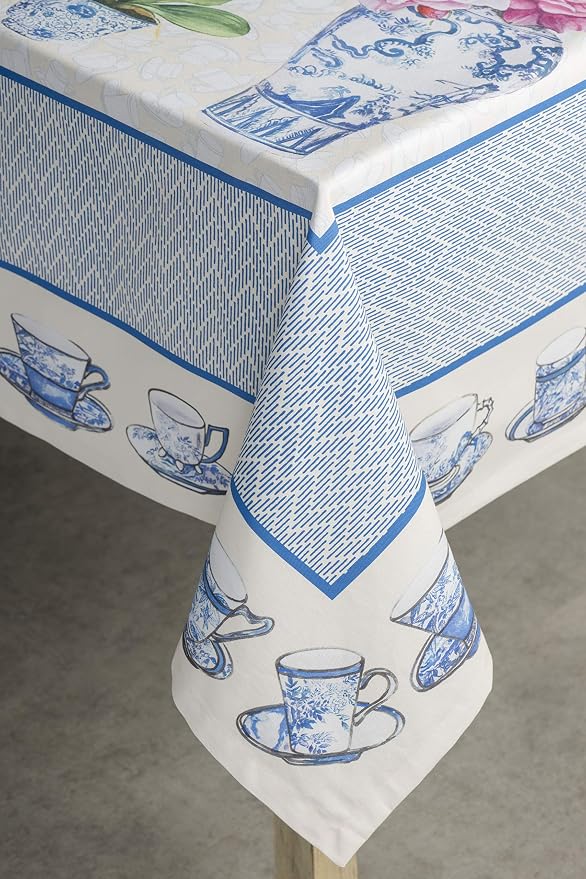 Maison d' Hermine Table Cloth Rectangle Table 100% Cotton 70 x 90 Inches - Image 8