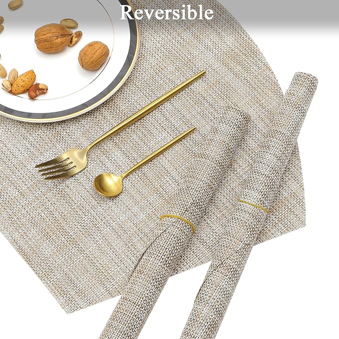 SHACOS Large Size Wedge Shape Placemats - Image 4