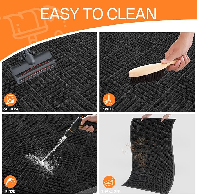 Indoor Outdoor Door Mat, 5’x 4' Doormat - Image 7
