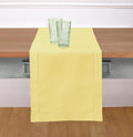 Solino Home Cotton Linen Yellow Table Runner 120 Inches Long by SolinoHome