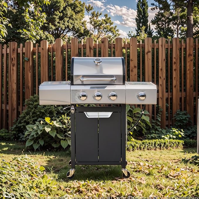 3 Burner Propane Gas Grill by XINONE