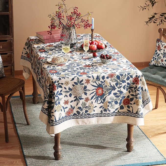 patdrea Designer Blue Tablecloth - Image 9
