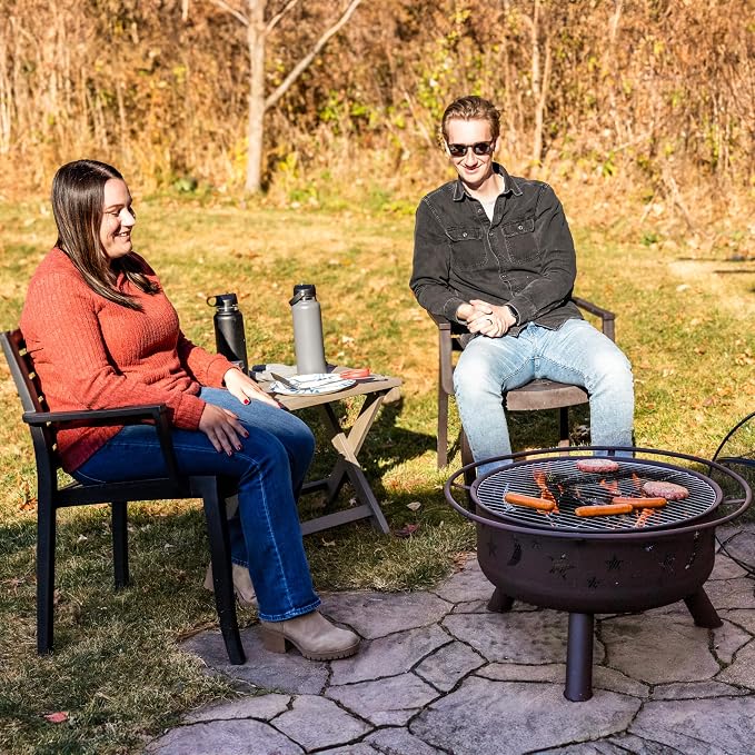 Sunnydaze Cosmic 30-Inch Patio Fire Pit - Image 9