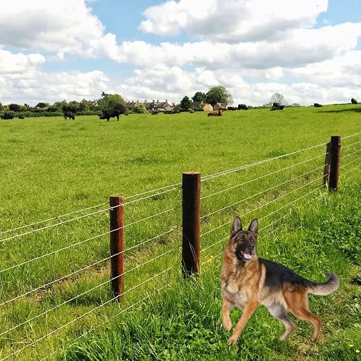 Farm Fence 4ft. x 100ft Galvanized Field Wire Fencing, Heavy Zinc Coating - Image 3