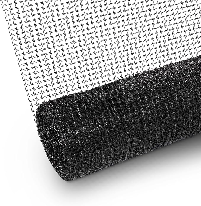 FRUITEAM Deer Fence Netting, 8FT x 100FT Heavy Duty Black PP Coated, Garden - Image 9