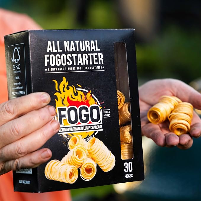 FOGO Super Premium Hardwood Lump Charcoal, Natural Large Sized Lump Charcoal - Image 7