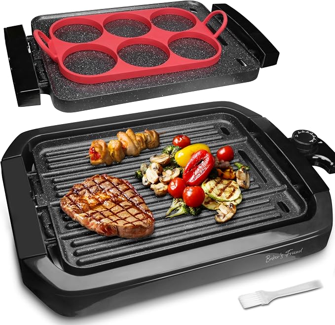 Baker’s Friend Indoor Griddle & Grill, Electric Griddle by Baker%27s+Friend