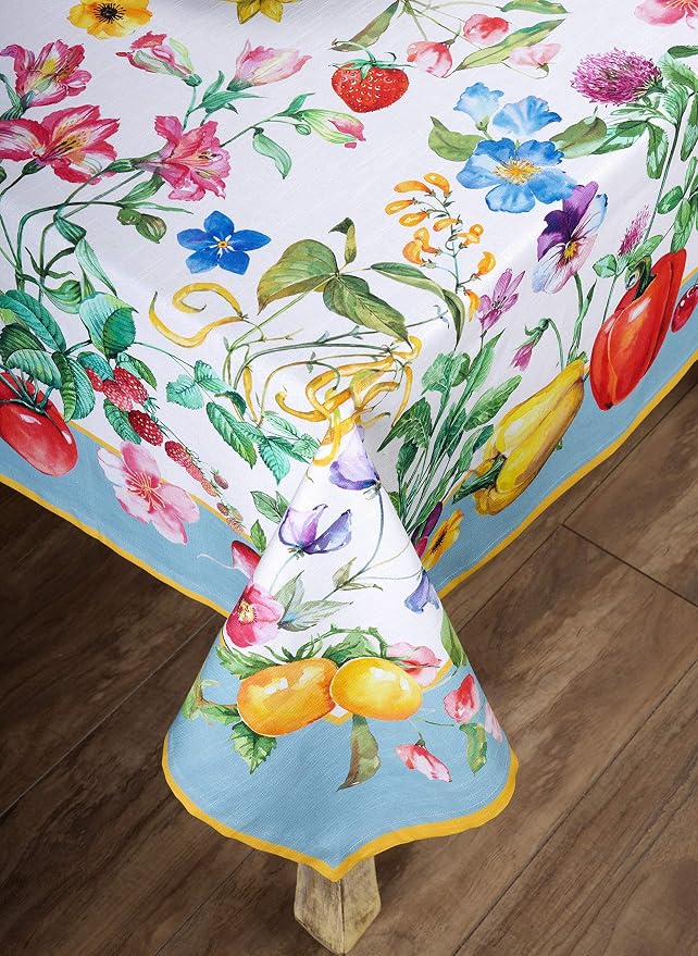 Maison d' Hermine Table Cloth Rectangle Table 100% Cotton 60 x 108 Inches - Image 8