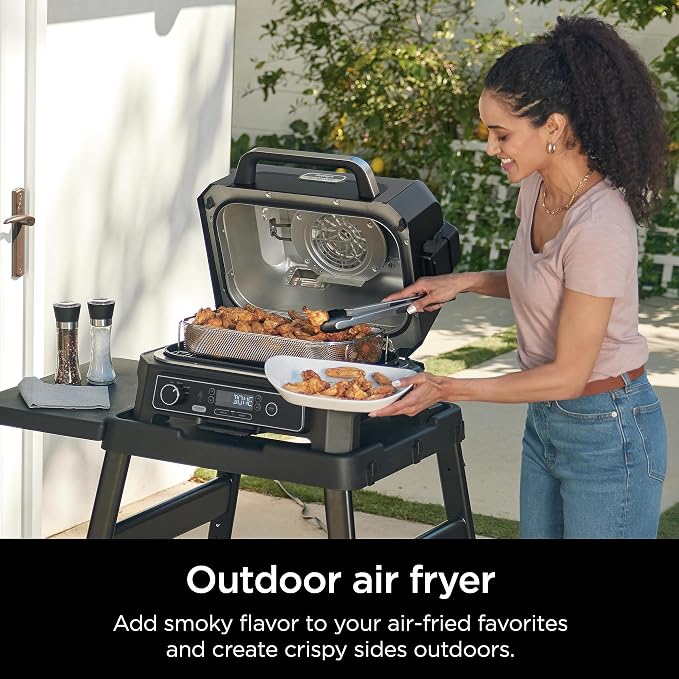 Ninja | Grill & Smoker | Outdoor Woodfire Pro XL | 4 in 1 Grill, BBQ Smoker - Image 4