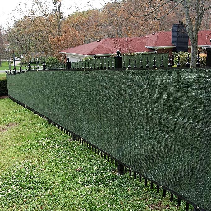 Sunnyglade 6 feet x 50 feet Privacy Screen Fence Heavy Duty Fencing Mesh Shade - Image 6