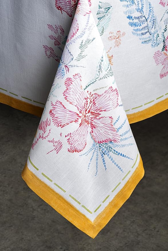 Maison d' Hermine Table Cloth Rectangle Table 100% Cotton 70 x 120 Inches - Image 8