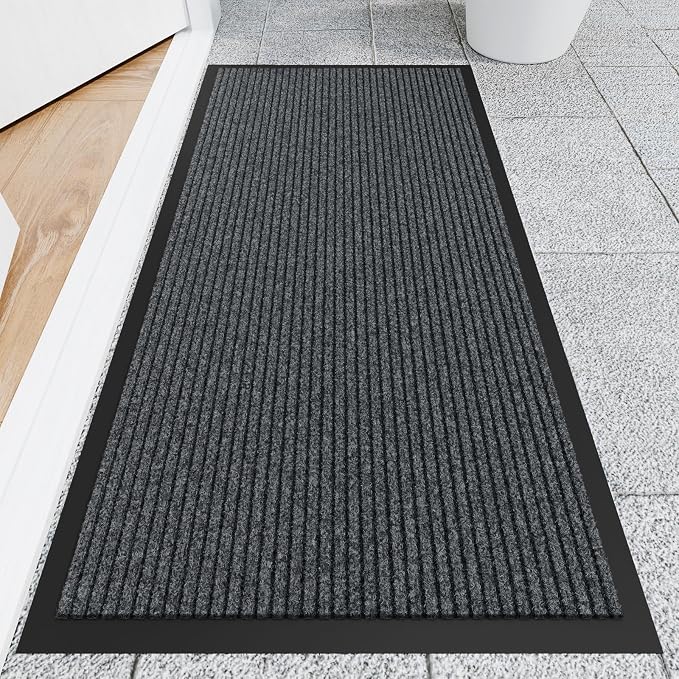 Front Door Mat, Commercial Door Mats Entrance, Low Profile Welcome Mats Non-Slip by NatureiFrontDoorMat