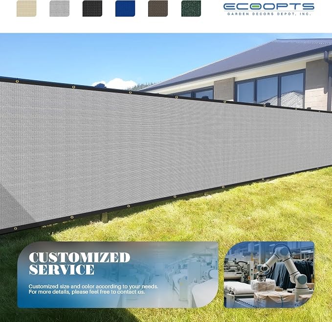 ECOOPTS 8'x35' Privacy Fence Screen Windscreen - Image 7