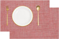 uxcell Faux Linen Placemats, 12x18 Inch Heat Resistant Place Mats Machine by uxcell
