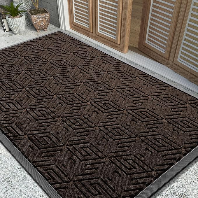 Yimobra Large Door Mat 47x32, All-Weather Waterproof Outdoor Mats by Yimobra