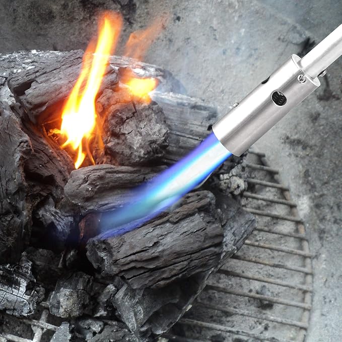 BLUEFIRE 32" Propane Weed Torch, Lightweight Flamethrower - Image 8