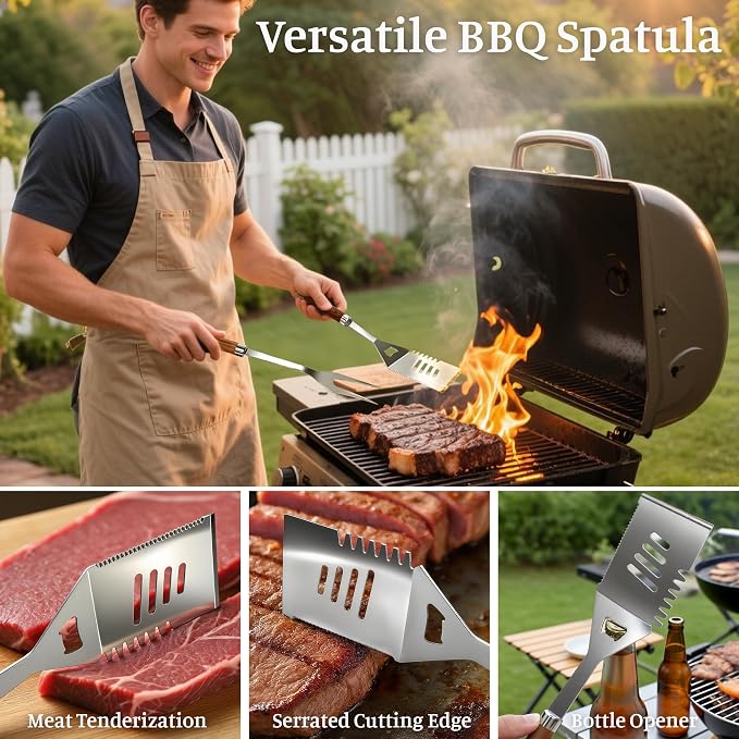 BBQ Grill Tools Set, Stainless Steel Grilling Set - Image 3