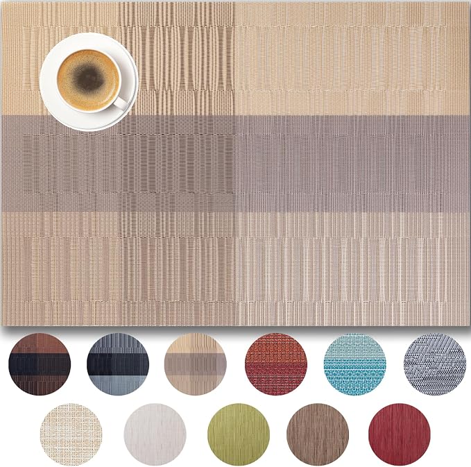 Placemats Set of 12 by Unknown