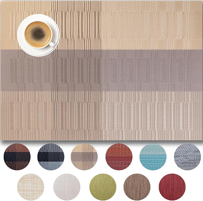 Placemats Set of 8 by Unknown