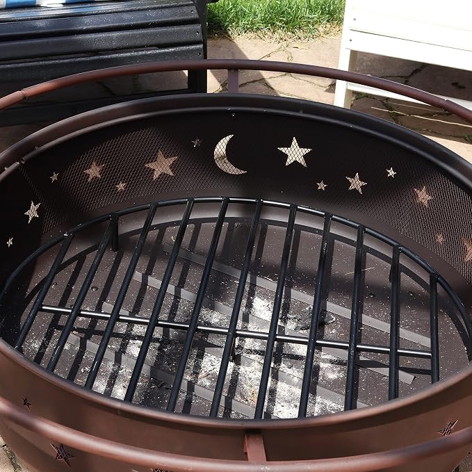 Sunnydaze Round Fire Pit Grate - Image 2