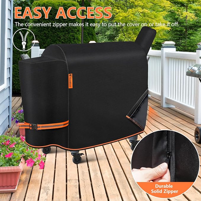 Grill Cover for Traeger Pro 34/780 Series, Waterproof Wood Pellet Smoker Cover - Image 7