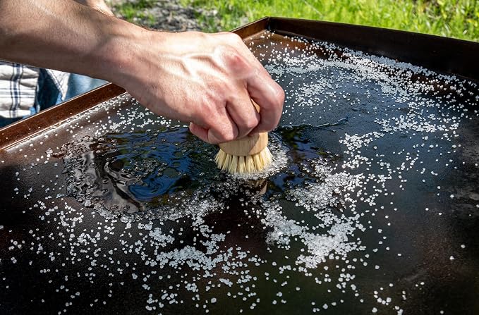 CARON & DOUCET - 100% Plant-Based Griddle Cleaning Soap and Salt Scrub Set: Best - Image 5