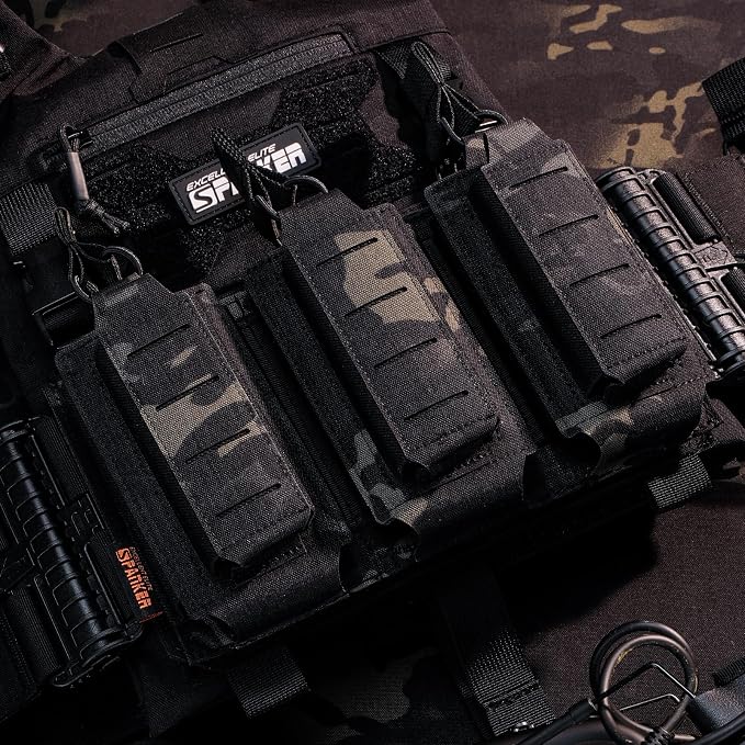 EXCELLENT ELITE SPANKER Tactical Open-Top Single/Double/Triple Molle Mag Pouch - Image 7