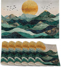 Sunrise Placemats Set of 6 by ZTHLL
