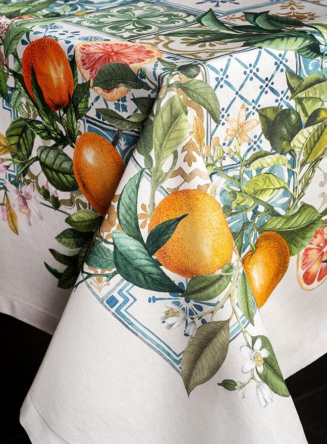 Maison d' Hermine Table Cloth Rectangle Table 100% Cotton 70 x 108 Inches - Image 8