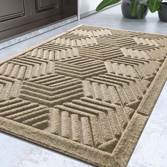 Yimobra Door Mats Outdoor 29.5x17, All-Season Waterproof Outdoor Mats by Yimobra