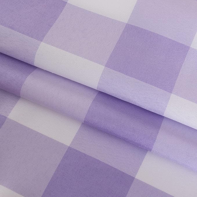 2 Pack Waterproof Polyester Fabic Rectangle Checkered Tablecloth，60x84 Outdoor - Image 6