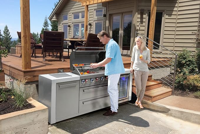Mont Alpi 805 MAi805-DFC 115000 BTU Stainless Steel Deluxe Modular Outdoor - Image 7