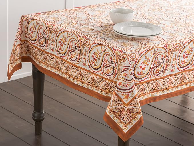 Maison d' Hermine Table Cloth Rectangle Table 100% Cotton 70 x 90 Inches Fall - Image 7
