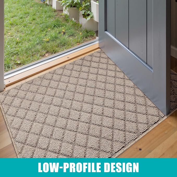 Azadx 4'x6' Front Entryway Door Mat Non Slip Indoor Door mats Washable Entry - Image 8