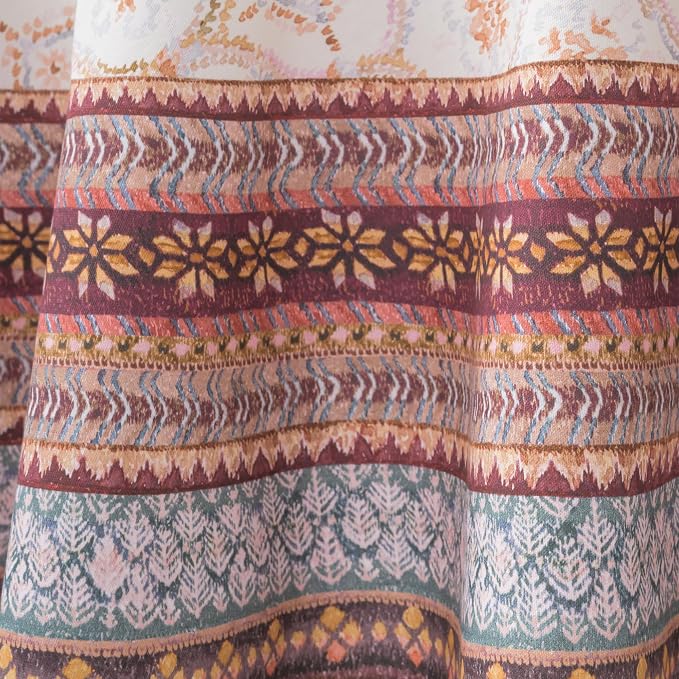 Maison d' Hermine Table Cloth Round Table 100% Cotton 63 Inches Fall Tablecloth - Image 9