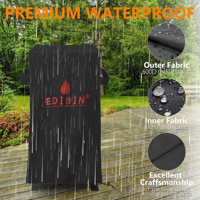 30 inch Electric Smoker Cover for Masterbuilt 30 inch Digital Electric Vertical - Image 3